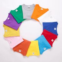 VIDMID boys girls short sleeve t-shirts tees kids cotton clothes tops t-shirts boys candy color tees tops children tees 7060