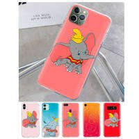 T-51 Cute Dumbo โปร่งใส อ่อนนุ่ม ซิลิโคน TPU เคสโทรศัพท์ หรับ iPhone 13 14 G9 Moto 12 G8 Play Mini SE Power Max Plus Pro