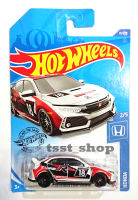 Hot wheels 2018 Honda Civic Type R #18 ขาวแดง