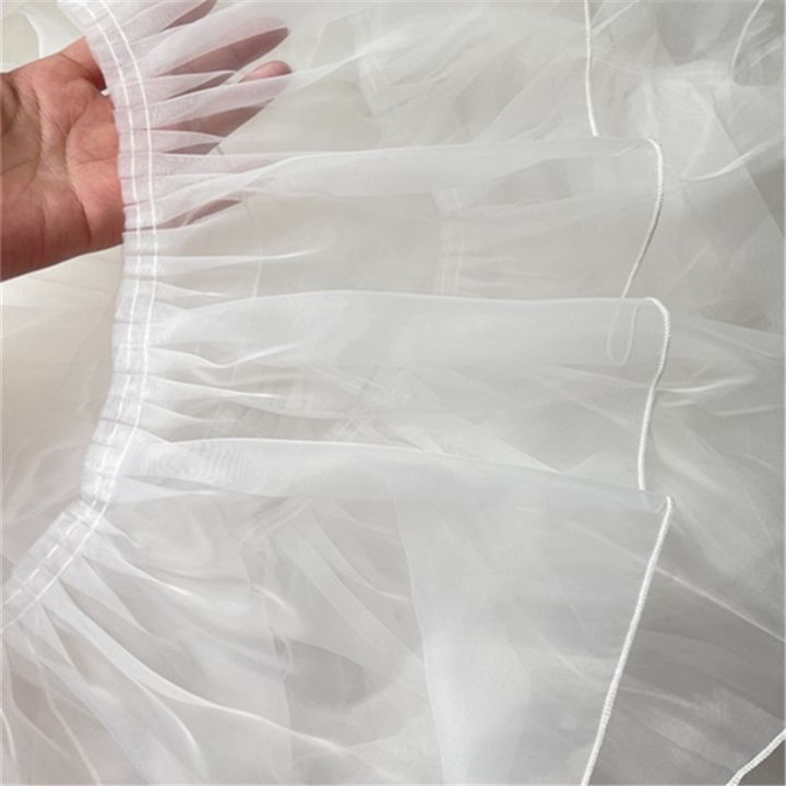 ผ้าลูกไม้จับจีบ-กว้าง-20-ซม-สีดํา-สีขาว-อุปกรณ์เสริม-สําหรับตกแต่งเสื้อผ้า-ผ้าม่าน-กระโปรง-5201712