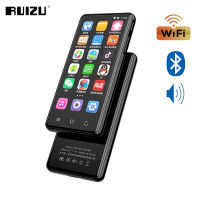 เครื่องเล่น MP4 MP3เเอนดรอยบลูทูธ WiFi H8 RUIZU เครื่องเล่นเพลง5.0บลูทูธแบบหน้าจอสัมผัสเต็มรูปแบบเครื่องเล่นขนาดเล็ก MP4พกพาได้ Walkman พร้อมวิทยุ FM บันทึกเสียง E-Book นาฬิกาปลุกเครื่องเล่นวิดีโอรองรับดาวน์โหลดแอพขยายบัตร TF ได้ถึง128GB