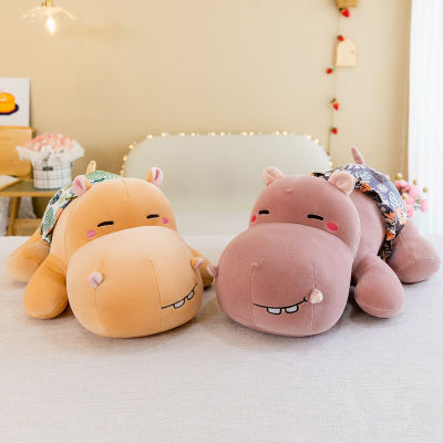 Hippopotamus Throw Sleeping Plush Pillow Stuffed Animals Toy Home Decor Gift Kid