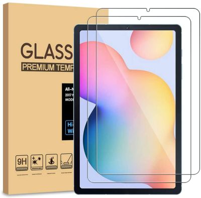 [2-Pack] กระจกนิรภัยสำหรับ Samsung Galaxy Tab S6 Lite ป้องกันหน้าจอ SM-P610/p615,HD ล้างไม่มีฟอง 9H ความแข็งป้องกันรอยขีดข่วนติดตั้งง่าย (10.4 นิ้ว)
