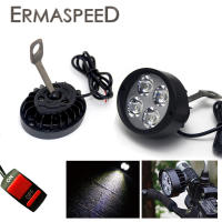 Motosikal หลอดไฟ LED 12V Moto Kerja Depan Motosikal Puth DRL ไฟสปอร์ตไลท์สกู๊ตเตอร์จักรยาน untuk