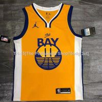 2020-21 New Original NBA Basketball Mens Jersey Golden State Warriors 11 Klay Thompson Heat-pressed Retro Statement Edition Swingman Jerseys Customize Yellow