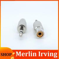 1/5/10pcs Metal 3.5mm Jack Converter 3.5 Male Mono Plug to RCA Female Audio Connector converter to AV Female Computer Audio