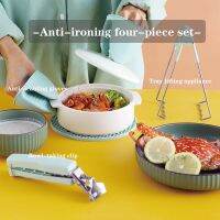 Multi-functional Kitchen And Household Anti-ironing Tool Set Silicone Anti-skid Dinner Mat Baking Gloves Bowl And Plate Clamp