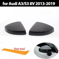 Magee8 audi Rear View Side Mirror Cover for 8V RS3 2013 2014 2015 2016 2017 2019 RearView