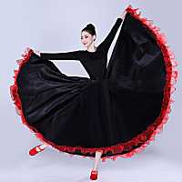 hot【DT】 big swing Spanish bullfighting Opening dance women performance Gypsy Adult lady belly Costume