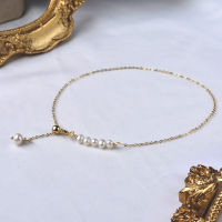 NYMPH New Pearl Anklet Natural Freshwater 14K Gold Filled Chain Original Design Handmade Custom Fine Jewelry girl Gift
