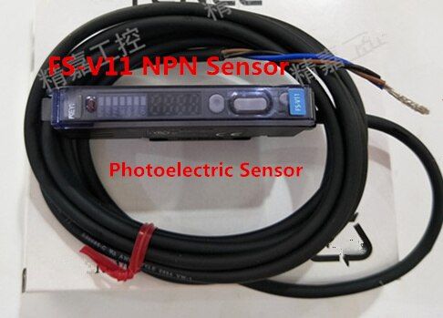 Photosensor สำหรับ Fs-v11 Npn Sensor Digital Display เครื่องขยายเสียงไฟเบอร์ Photoelectric Sensor Optical
