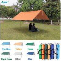 Camping Tarp Waterproof 10x10Ft Hammock Rain Durable Camping Tent Tarps with 8 Stakes Ropes Sunshade Picnic Mat Fishing Hiking