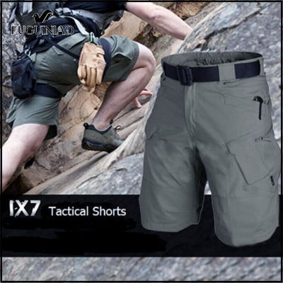 G&MN Fuguiniao ComMune กันน้ำ Mens ยุทธวิธี Camouflage กางเกงขาสั้นทหารหลายกระเป๋า Quick-กางเกงระบายเหงื่อ Casual กางเกงยีนส์ขาสั้น