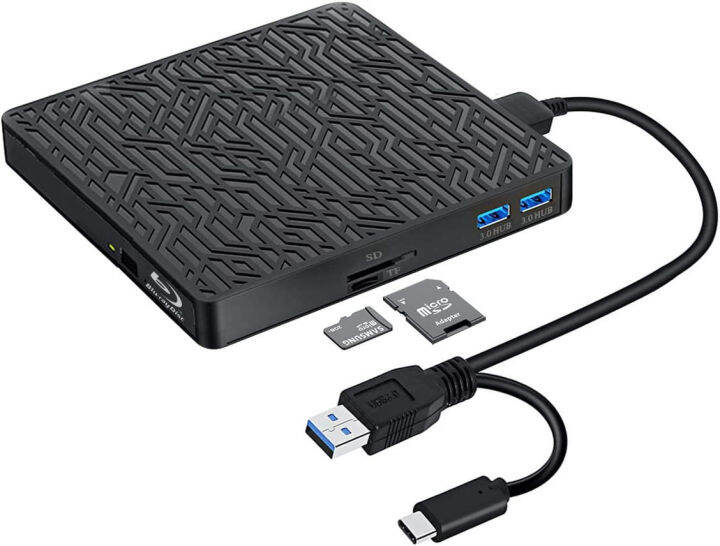 External blu ray Drive, Wintale USB3.0 TypeC External blu ray Burner