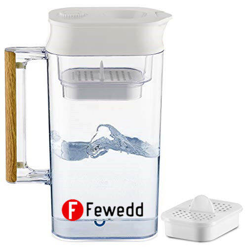 Water Filter Pitcher Long Lasting 120 Gallons, Supreme Fast