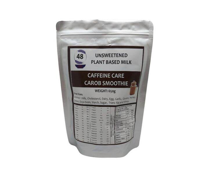 CAFFEINE CARE CAROB SMOOTHIEUNSWEETENED PLANT BASED MILK (FAMILY PACK