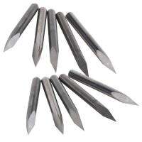 【CW】 10x Carbide Steel 30 Degree 1/8 quot; CNC Router Triangular Pyramid Engraving Bits