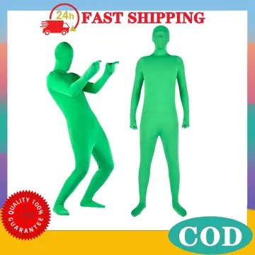 Stretchy Body XXL Green Screen Suit Invisible Effect for Movie Halloween  Cosplay