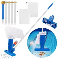 Swimming Pool Vacuum Cleaner Portable Cleaning Tool Kit Pond Fountain Brush