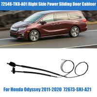 2ชิ้นอะไหล่72546-TK8-A01บานเลื่อนประตูบานเลื่อนสำหรับ Honda Odyssey 2011-2020(W/O มอเตอร์) ประตูบานเลื่อนไฟฟ้าสายดึง