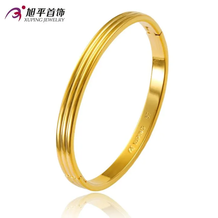 Xuping Jewerly Philippines  Infinity Bangle This 18K gold plated bracelet  from Xuping Jewelry complements your weekend  Wear them with  confidence DIAMETER 57CM GOLD PLATED ANTI Fade UP TO 1 YEAR 