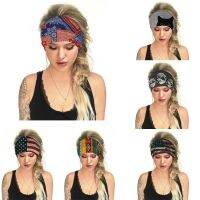 【CW】 Scarf Stretchable Anti Sweat Absorbing Headband Hairband Hair Bands