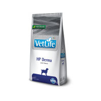 Vet Life HP Derma For Dog ที่มีอาการแพ้อาหาร สุนัขที่จำกัดอาหาร ผิวหนังอักเสบ 2 kg