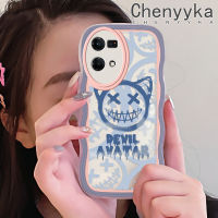 เคส Chenyyyka สำหรับ OPPO Reno 7 4G Reno 8 4G F21 Pro แฟชั่นลายการ์ตูนอินเทรนด์สีสันสดใสขอบเคสโทรศัพท์แบบใสซิลิโคนนิ่มเคสกันกระแทกเคสโปร่งใสป้องกันเลนส์กล้อง