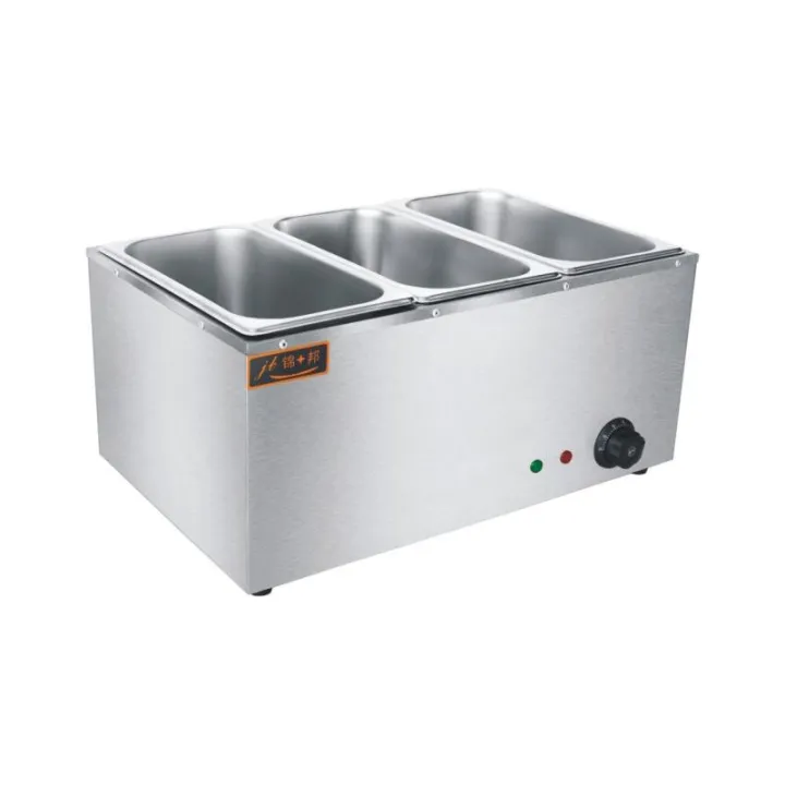 Jinbang JB-TC3V 2KW 3 pans deep electric stainless steel bain marie ...