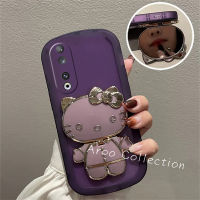 Phone Case เคส Honor90 Honor 90 Lite 5G ปลอกสีตัวยึดกระจก Hello Kitty 2023