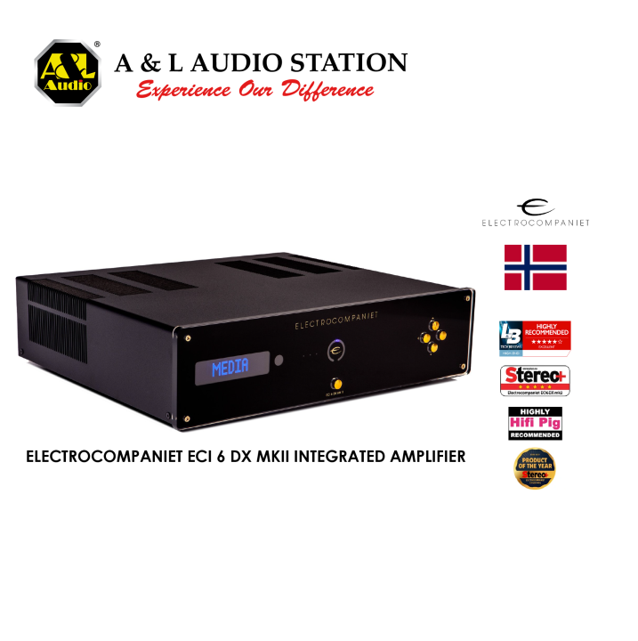 ECI 6 DX MKII INTEGRATED AMPLIFIER/DAC/STEAMER (PC