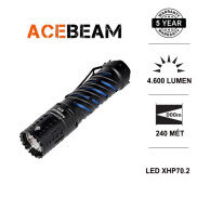Đèn pin siêu sáng ACEBEAM E70 sáng 4600lm chiếu xa 240m LED XHP70.2 dùng