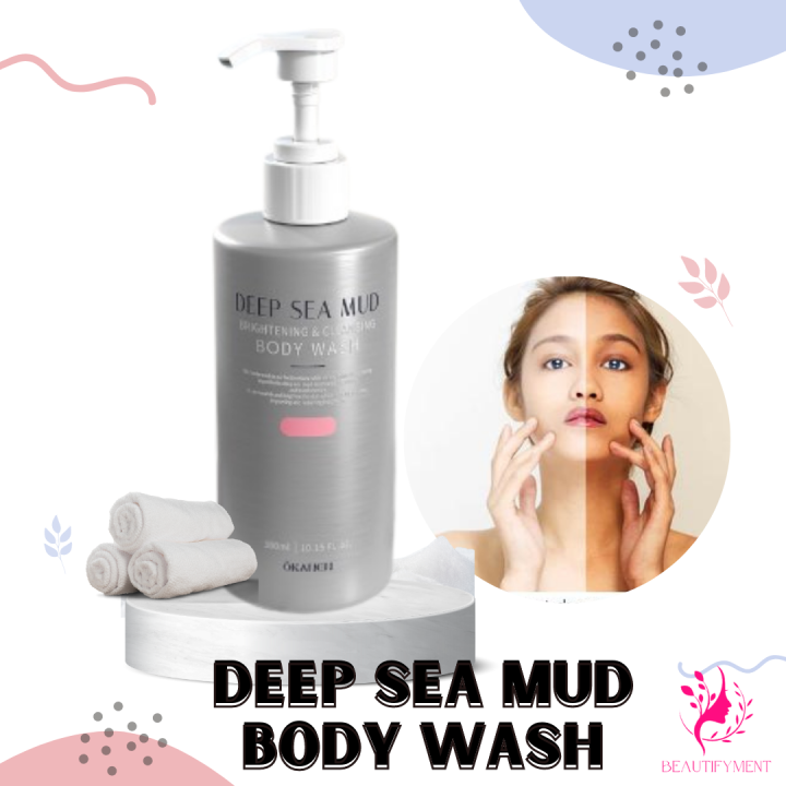 300ML deep sea mud body washdeep sea mud body wash korean/vulcanic mud
