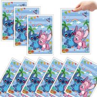 Disney Lilo &amp; Stitch Party Gift Bags Candy Cookie Packing Bags Cartoon Treat Favor Snack Bag Kids Baby Shower Birthday Supplies Gift Wrapping  Bags