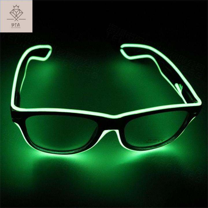 DIA WJS Novelty Gift Party Supplies El Wire Party SunGlasses Light Up ...