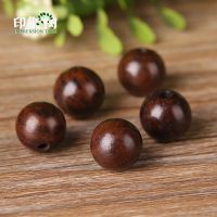 6/8/10/12/15mm Natural Wood Beads Loose Round Ebony Wooden Buddha Spacer Beads For DIY Jewelry Making Bracelets Handmade Craft