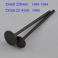 2ชิ้นรถจักรยานยนต์ไอดีและวาล์วไอเสียสำหรับคาวาซากิ ZX400 ZZR400 1989-1994 ZX500 ZZ-R500 1990