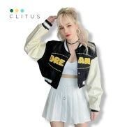 Áo Khoác Bomber Nữ Form Lửng DREAM 2 Lớp - CLITUS FASHION