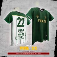 2023ใหม่ [พร้อมสต็อก] FIFA 22 JERSEY ระเหิดแขนสั้น Tops TEE