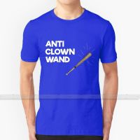 Funny Anti Clown Wand T Shirt Custom Design Cotton For Men Women T-shirt Summer Tops Scary Clown Anti Clown Hate Clowns Baseball XS-6XL