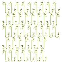 300PCS Green Metal Hooks For Christmas Ornaments D