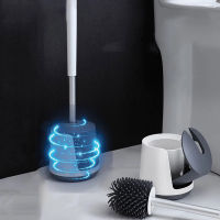 Automatic Opening And Closing Silicone Soft Hair Toilet Toilet With Base No Dead Angle Cleaning Tools Wc Bathroom Accessories