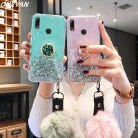 (Hulux electron)เคสกลิตเตอร์สำหรับ P30 P20 P40 Mate20 20X 30 Y6P Y7A Y7P P30Lite ที่ใส่ Y9Prime ที่วาง Y9S