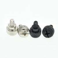 10Pcs 6#-32*5 Computer PC Case Cooling Round Toolless Adjustment Screw Thumbscrews Thumb Screw M3.5 Nails Screws  Fasteners