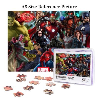 Marvel Studios Wooden Jigsaw Puzzle 500 Pieces Educational Toy Painting Art Decor Decompression toys 500pcs