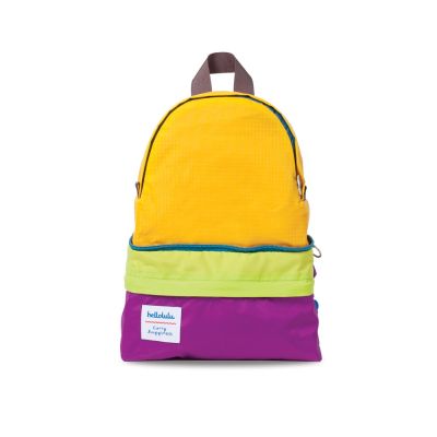 Hellolulu กระเป๋าเด็ก รุ่น Hanna - Purple Yellow กระเป๋าสะพายเด็ก BC-H20004-01 กระเป๋าเป้เด็ก Kids Bag กระเป๋านักเรียนเด็ก กระเป๋าเด็กสีสันสดใส