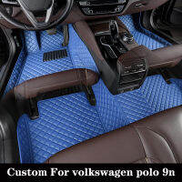 CUSTOM พรมปูพื้นรถสำหรับ Volkswagen POLO 9N 2003 2004 2005 2007 2009 Foot Pad Cushion COVER พรมหรูหรา1pcs Auto ACCESSORY