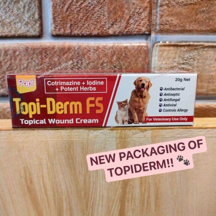 Papi Topiderm Pet Topical Wound Cream for Dogs Cats Rabbits Hamster