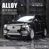 รถโลหะจิ๋ว SUV VOLVO-XC90 2022 Diecast 1:32สำหรับของขวัญวันเกิดสำหรับเด็กของเล่นสุดฮอตคริสต์มาสสำหรับเด็กชาย