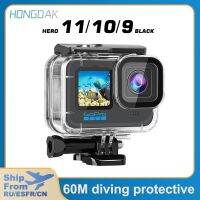 {Discount} Go Pro Hero 11 Black Waterproof Case 60M Diving Protective Housing For GoPro 10 9 Underwater Cover Action Camera Accessories